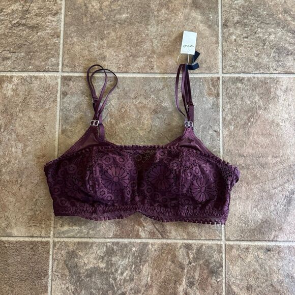 Aerie Real Power Wireless Push Up Joy Convertible Lace Bra Size 32C - Picture 4 of 12